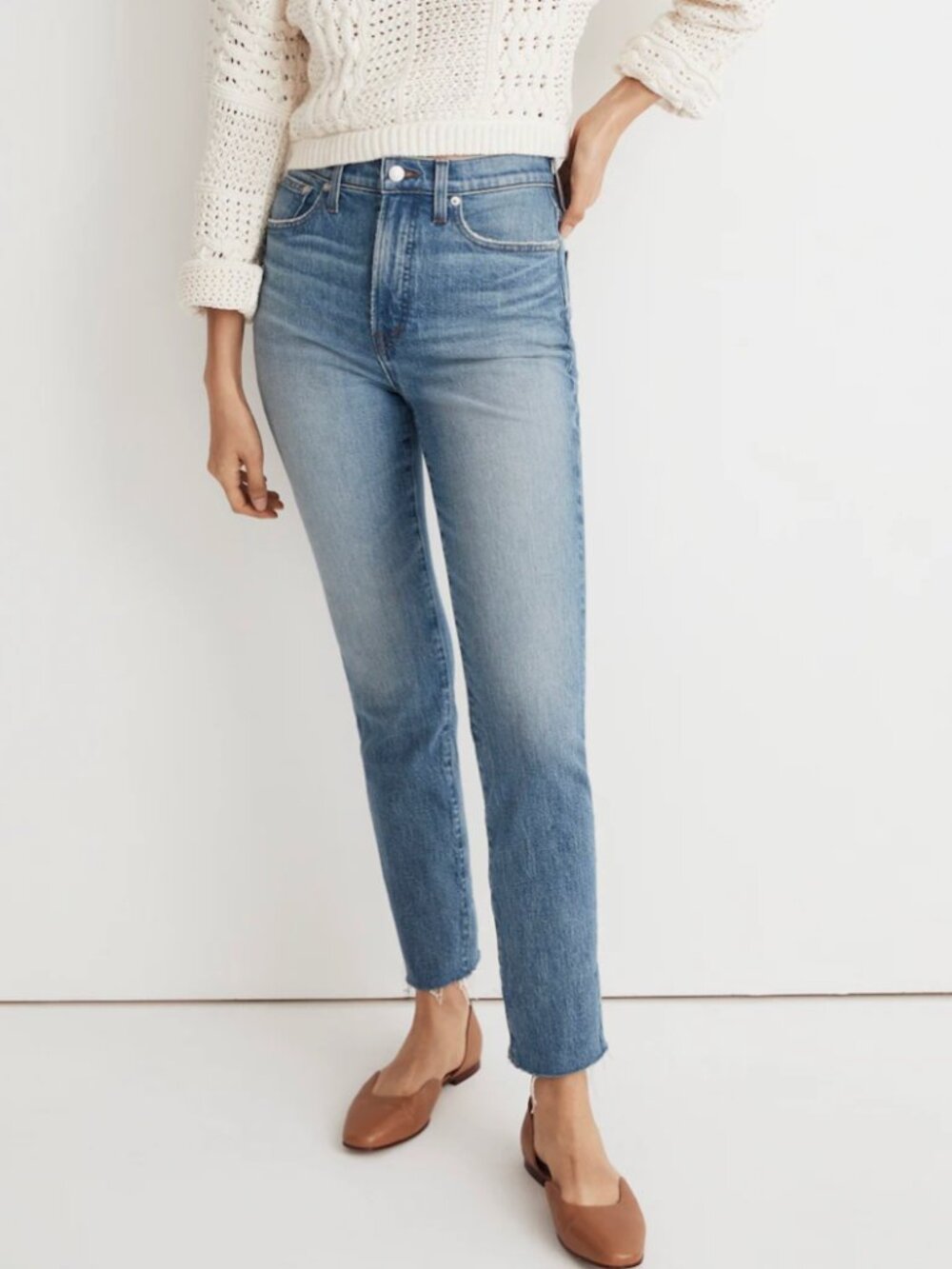Madewell The Perfect Vintage Jean with Raw Hem (Size 29) - Picture 1 of 5